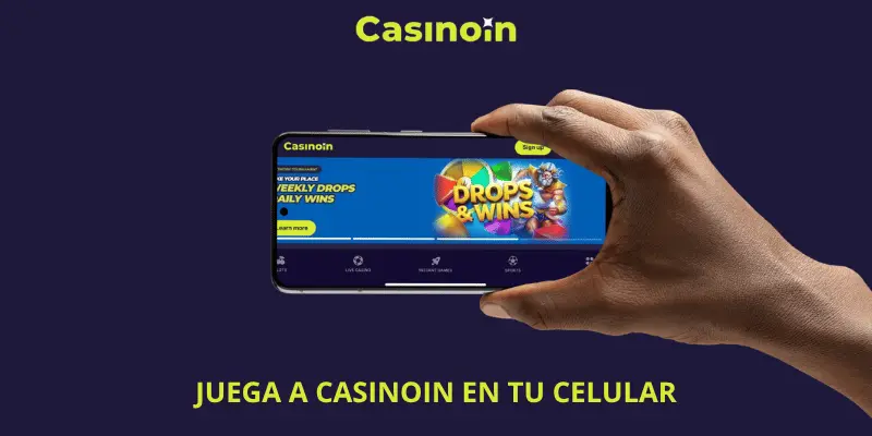 La app de Casinoin en el celular